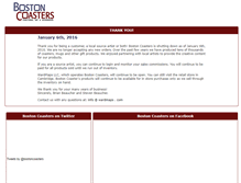 Tablet Screenshot of bostoncoasters.com